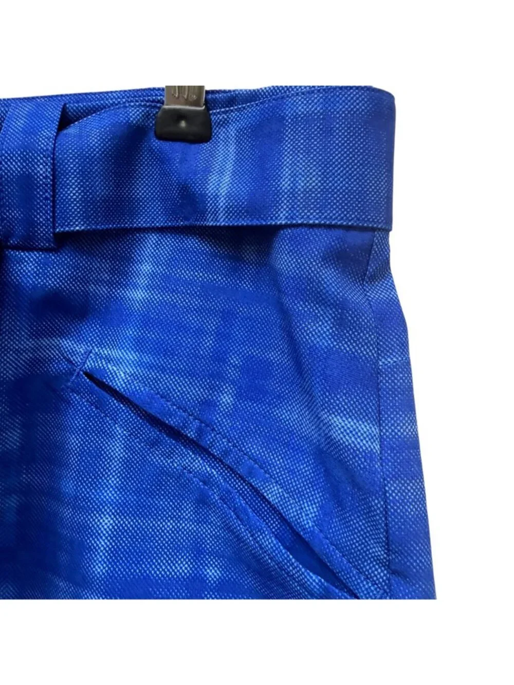 Nike Women's Dri-FIT Golf Shorts Size Medium Royal Blue Geo Print Sportswear